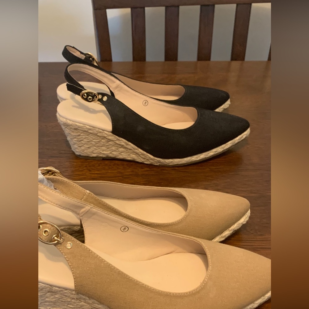 Brand New, never worn wedge shoes!! Mint condition